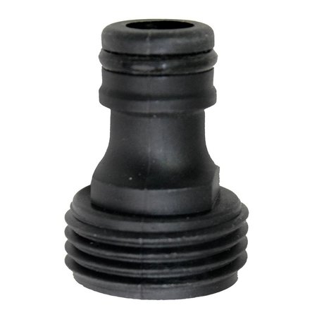 INTERSTATE PNEUMATICS Black Plastic 3/4-11.5 (GHT) Male Garden Hose Plug PW7139